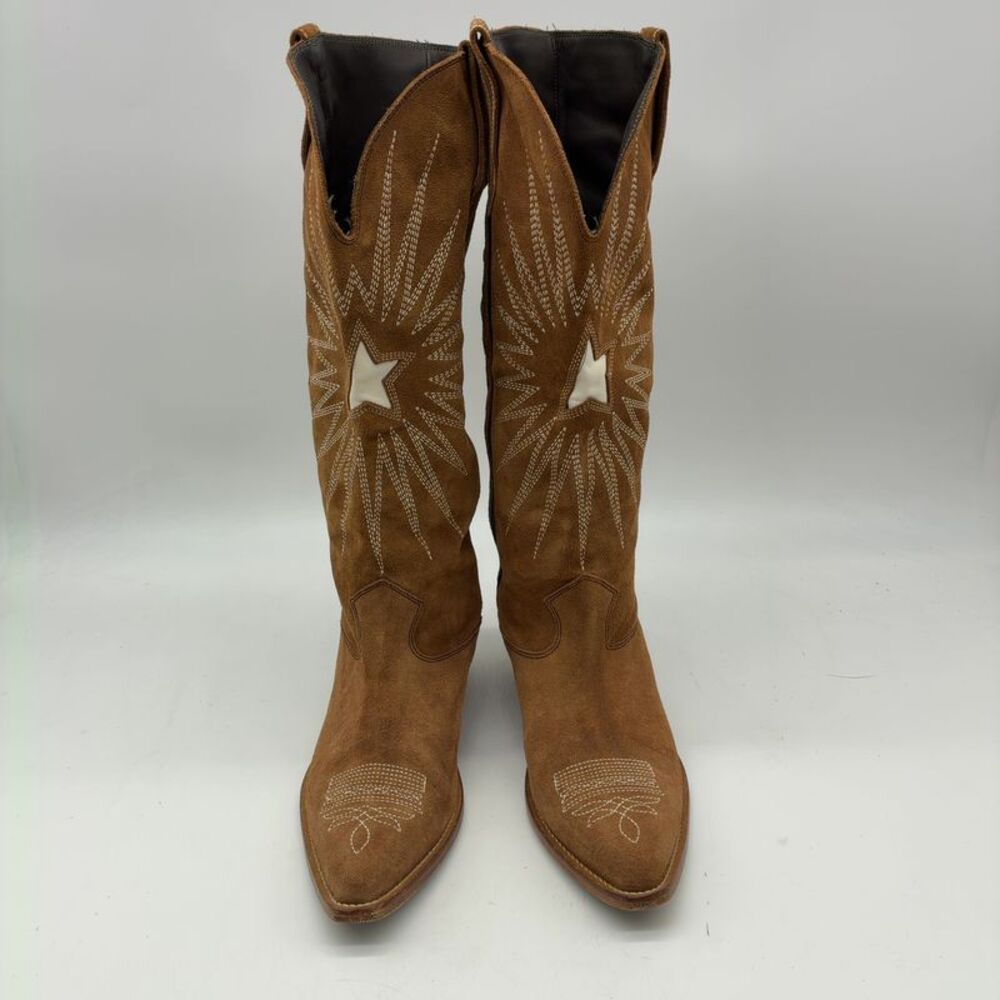 Golden Goose Brown Suede Heeled Boots